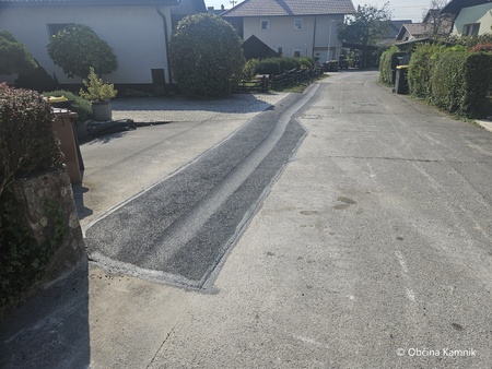 Mengeška cesta - ureditev mulde in kanalete (3)